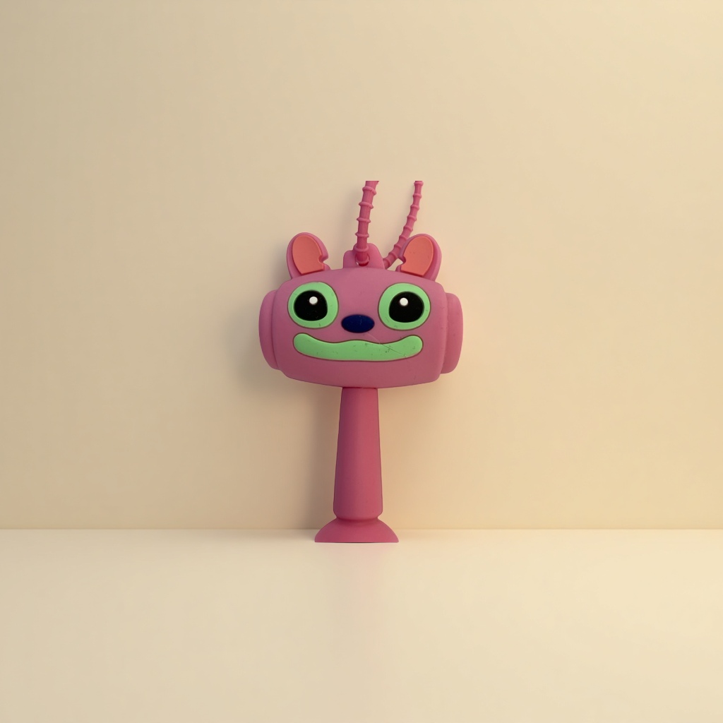 Pink cartoon pendants, cute plush keychains, car bags and decorative items Specification image