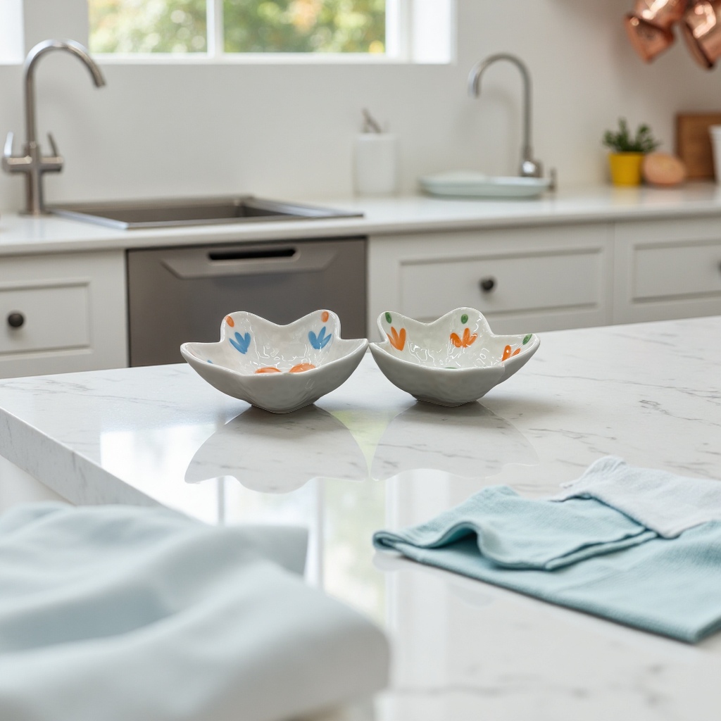 White star-shaped ceramic small bowls with colorful hand-painted flower patterns are household tableware Specification image