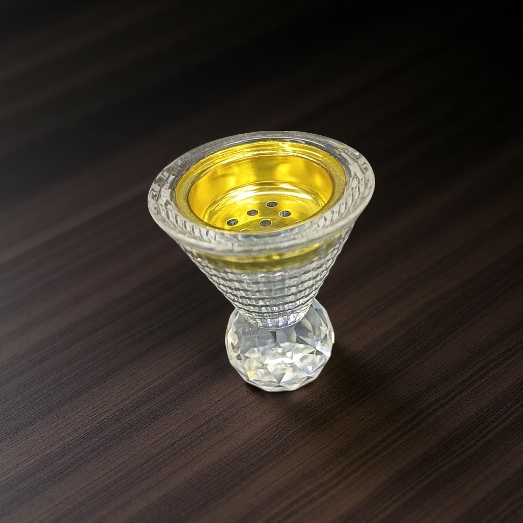 Transparent crystal incense burner, home aromatherapy ornaments, tea room Zen-inspired decorations Application Scenario