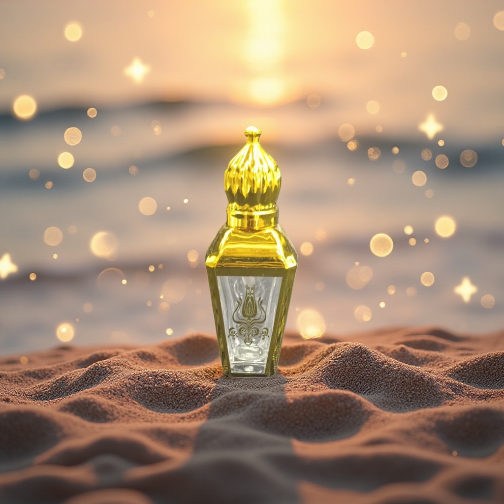 Golden bottle body perfume bottle, glass spray bottle, 100ml household aroma diffuser, aliquoted empty bottle details Picture