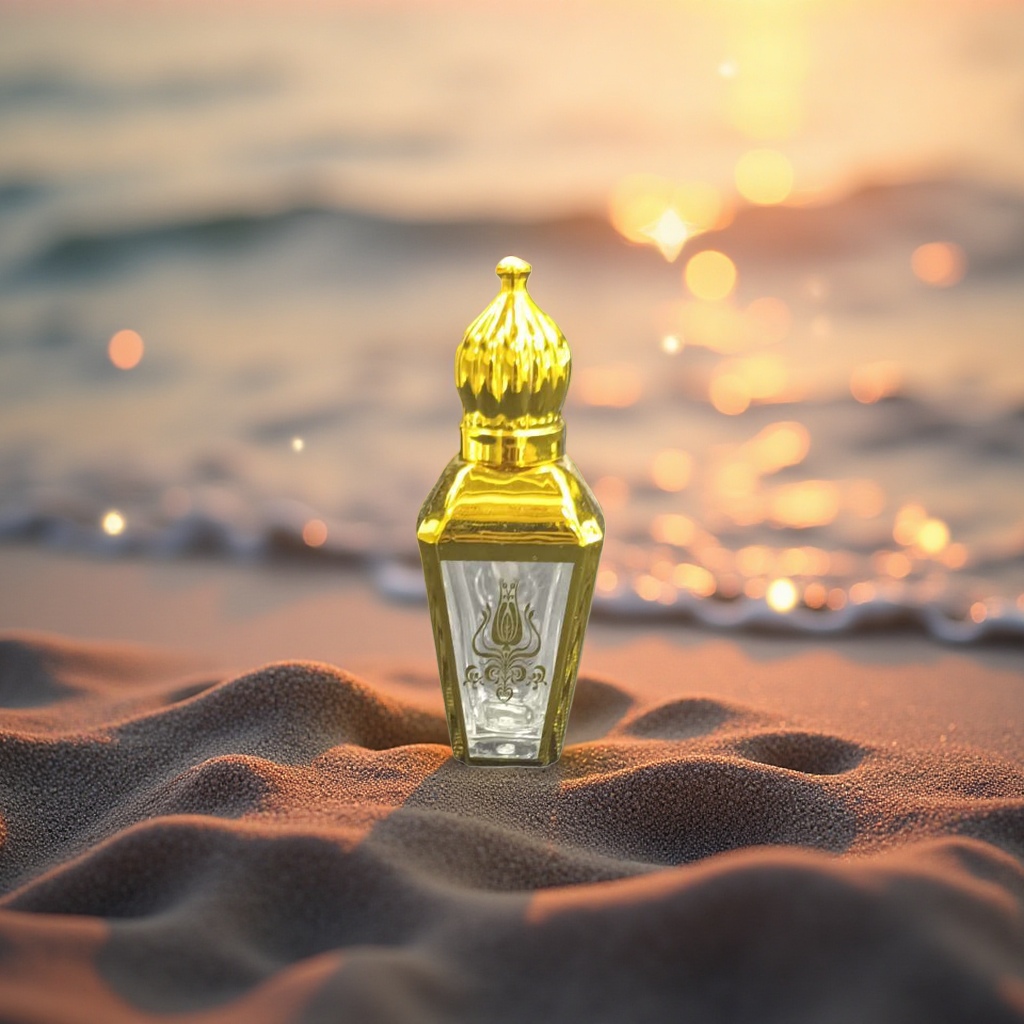 Golden bottle body perfume bottle, glass spray bottle, 100ml household aroma diffuser, aliquoted empty bottle Specification image