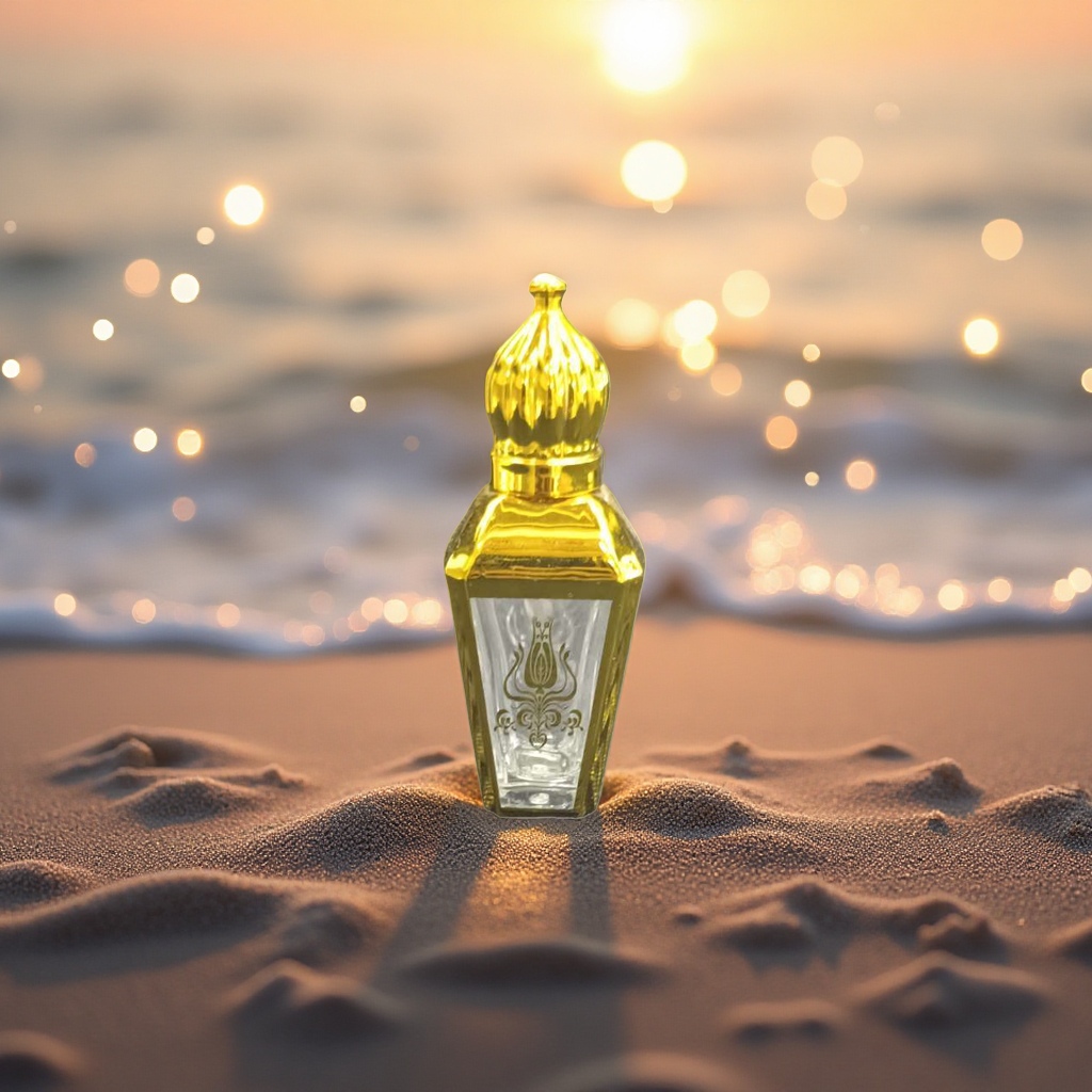 Golden bottle body perfume bottle, glass spray bottle, 100ml household aroma diffuser, aliquoted empty bottle