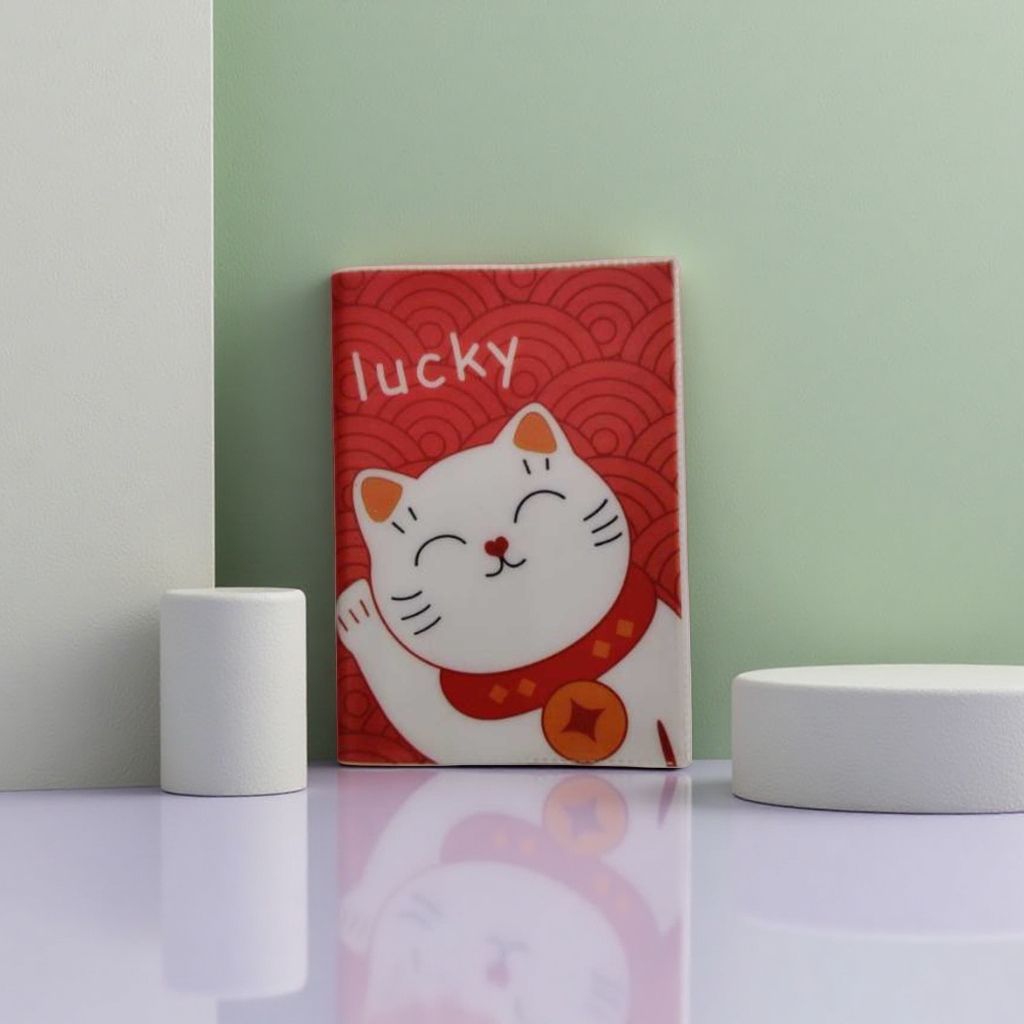 红色招财猫笔记本 厂家直销图