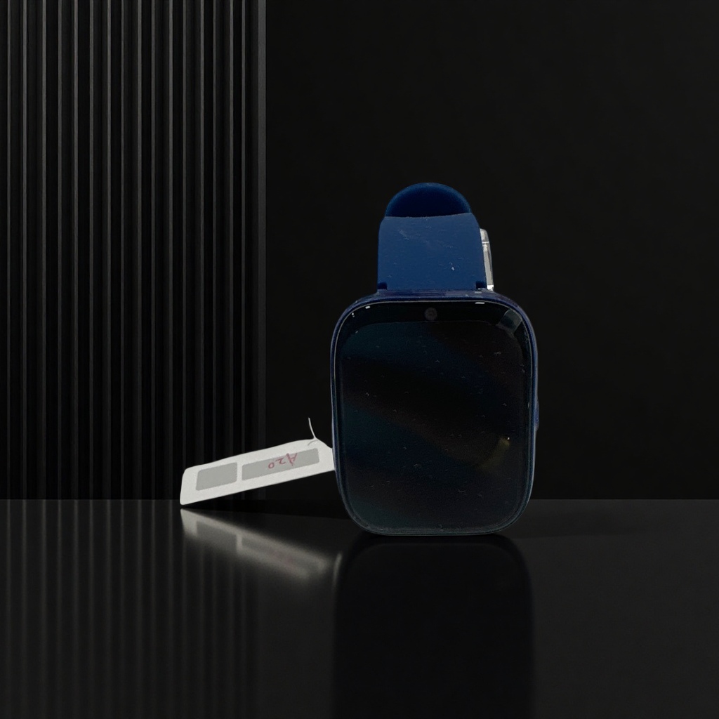 Blue smartwatch for men, heart rate monitoring during exercise, waterproof and long-lasting battery life details Picture