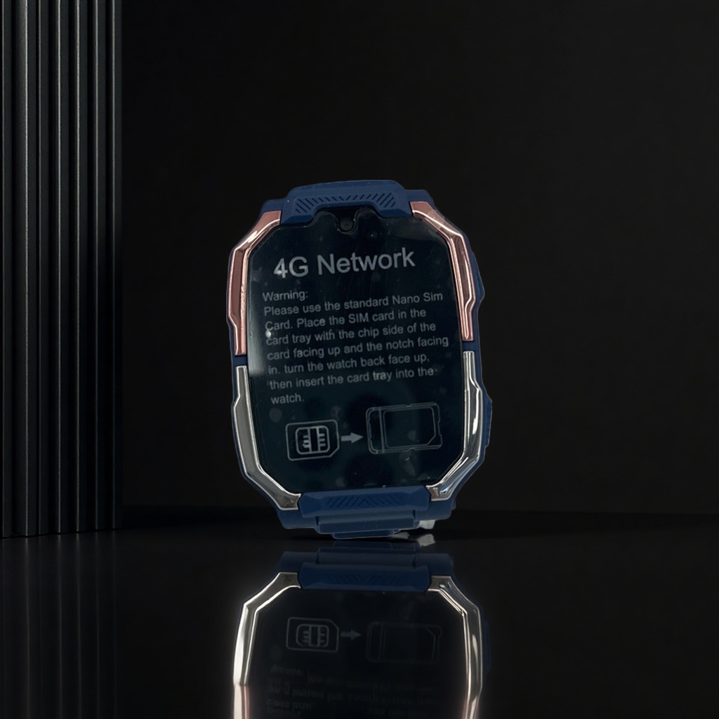 Blue smartwatch for men, heart rate monitoring during exercise, waterproof Bluetooth call details Picture