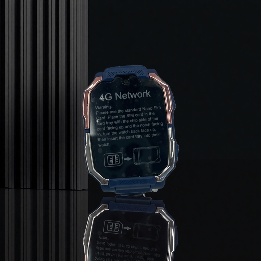 Blue smartwatch for men, heart rate monitoring during exercise, waterproof Bluetooth call Specification image