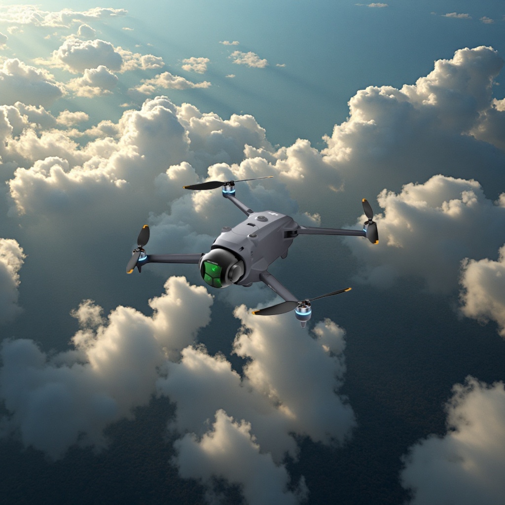 Black drone aerial photography high-definition stabilizer foldable remote control aircraft Specification image