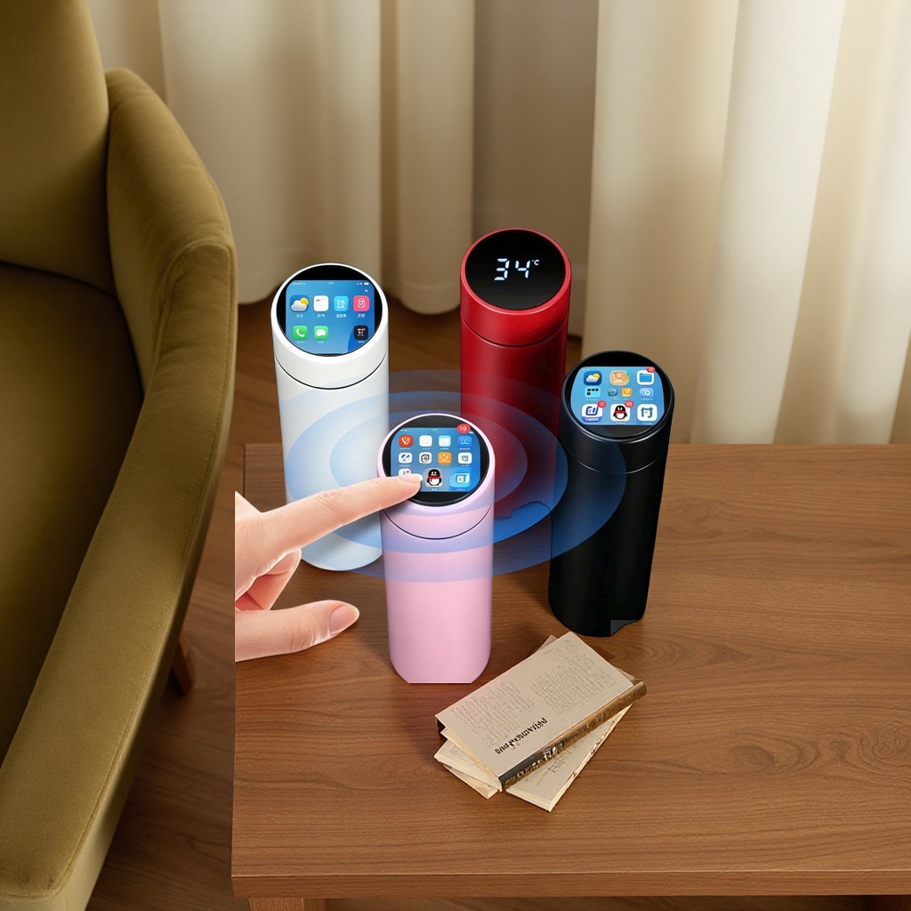 Color smart touch insulated cup, 316 stainless steel vacuum heat insulation, long-lasting heat preservation Application Scenario