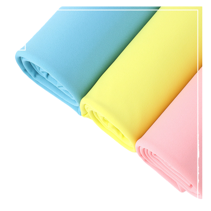 彩色锦纶哑光面料卷 蓝色黄色粉色三色套装 Item Picture