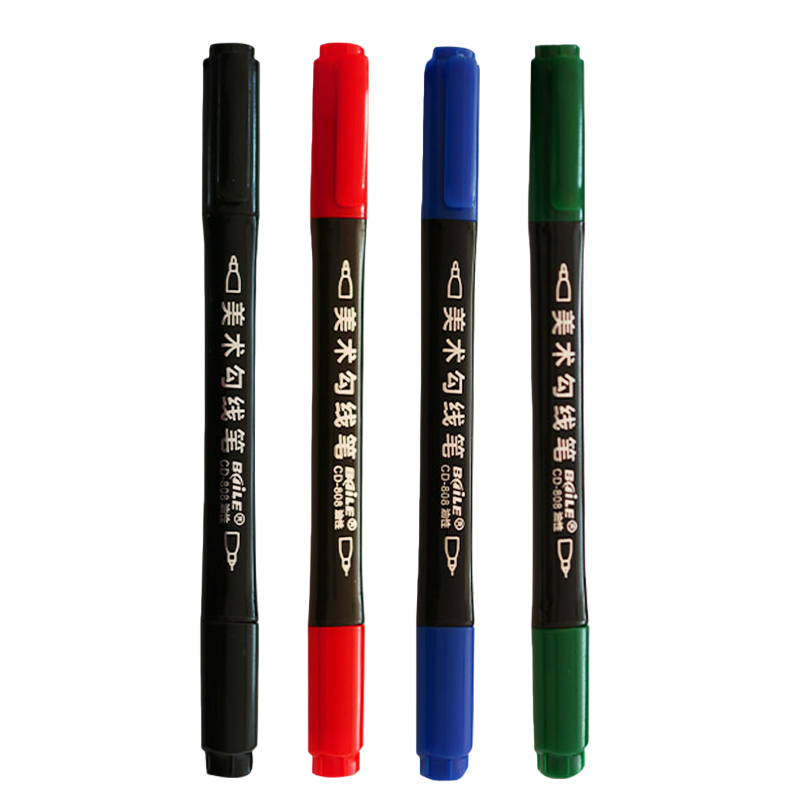أربع لوحات فنية ملونة بالأقلام سريعة الجافة لرسوم الأطفال Item Picture
