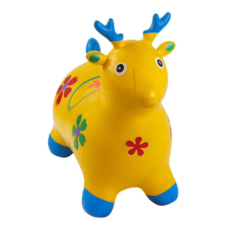 دمية حيوان من طراز Inflatable Bile وهي لعبة غزال نفخة على شكل طفل في الديكور الداخلي Item Picture