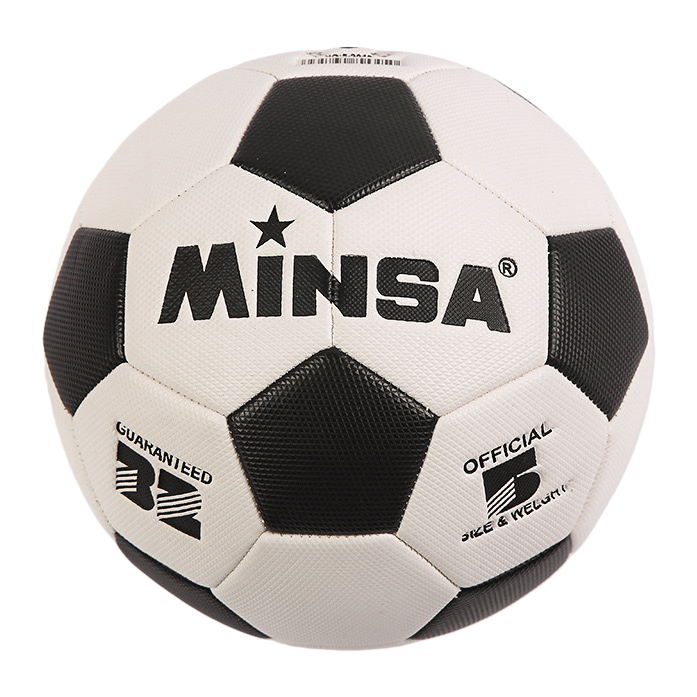 Standard size of PVC material for black and white football training and competition Item Picture