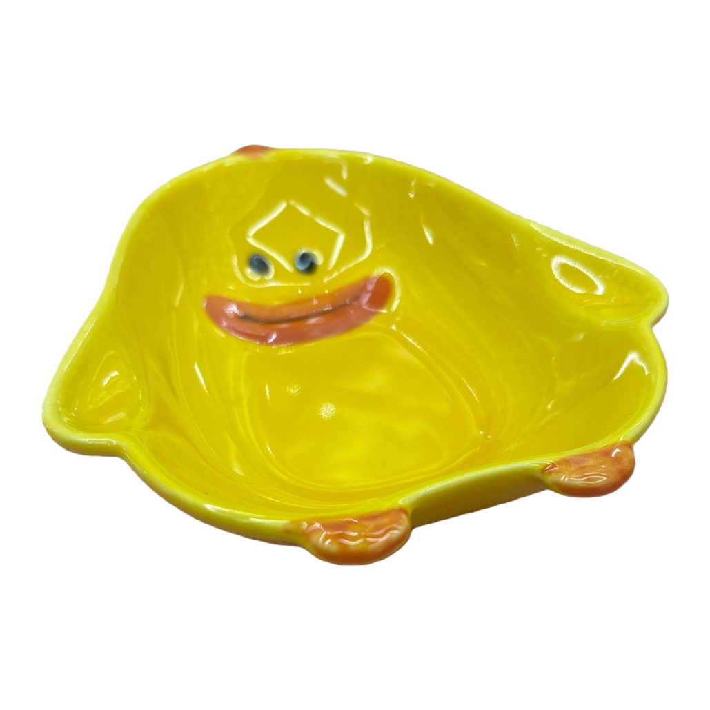 إناء صغير من السيراميك مصنوع من البط الأصفر Item Picture