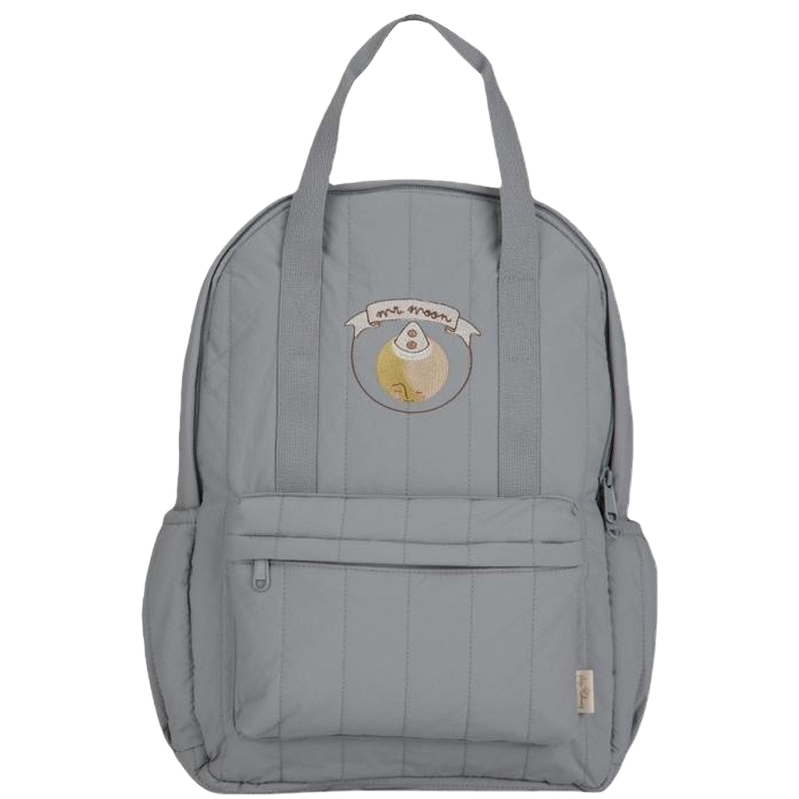 A simple and fashionable grey casual backpack, a large-capacity lightweight travel bag suitable for both men and women Item Picture