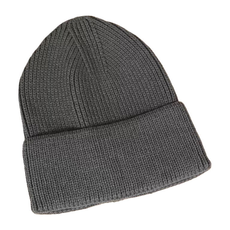 قبعات الخياطة الرمادية، والشعر الدافئ Item Picture