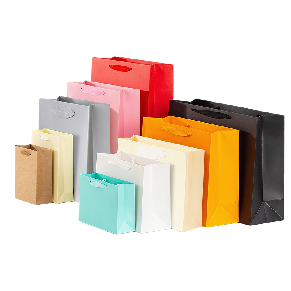 Customized colored hand-held paper bags, eco-friendly kraft paper shopping bags and gift packaging bags are available Item Picture