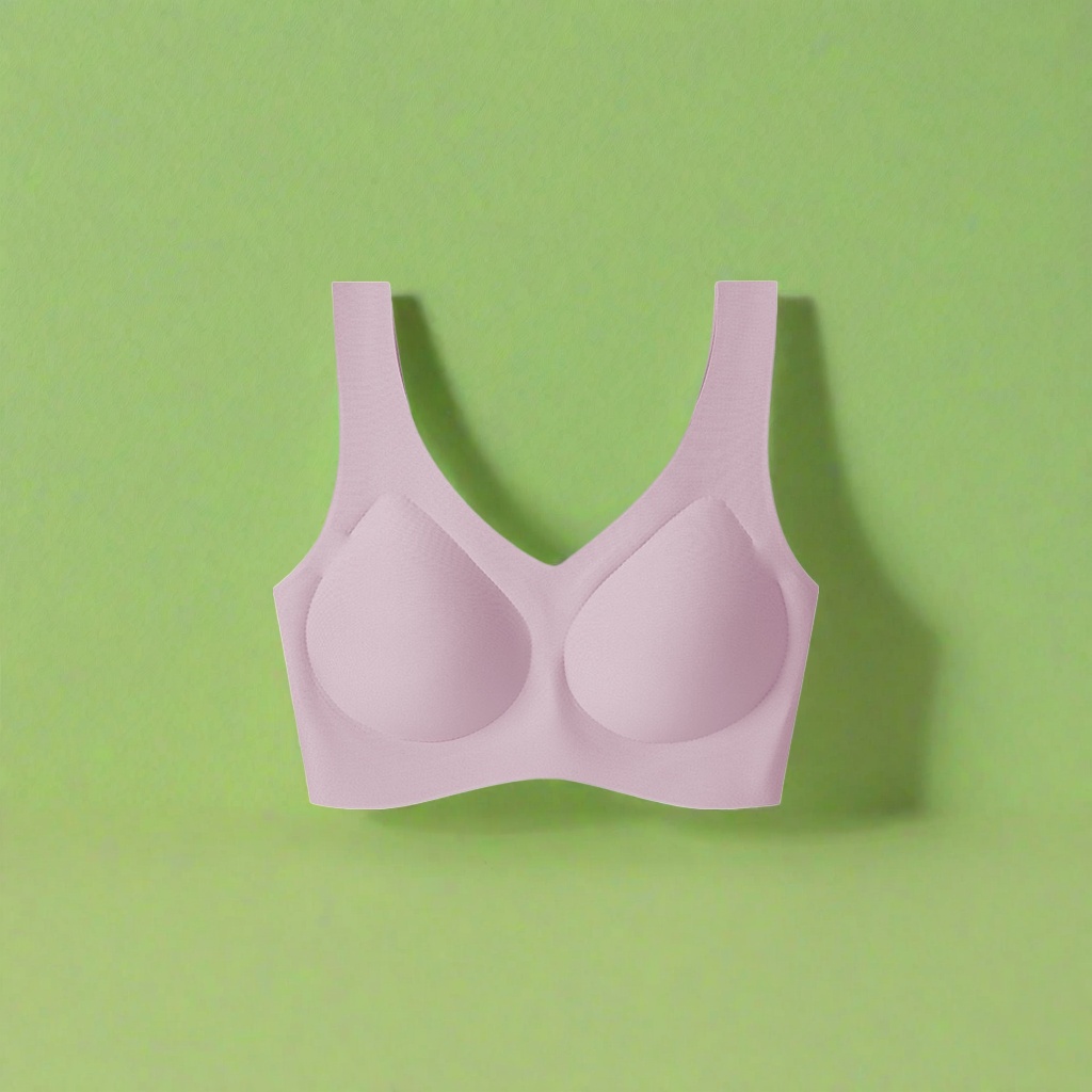 Light purple bras without underwire are comfortable, breathable and adjustable Specification image