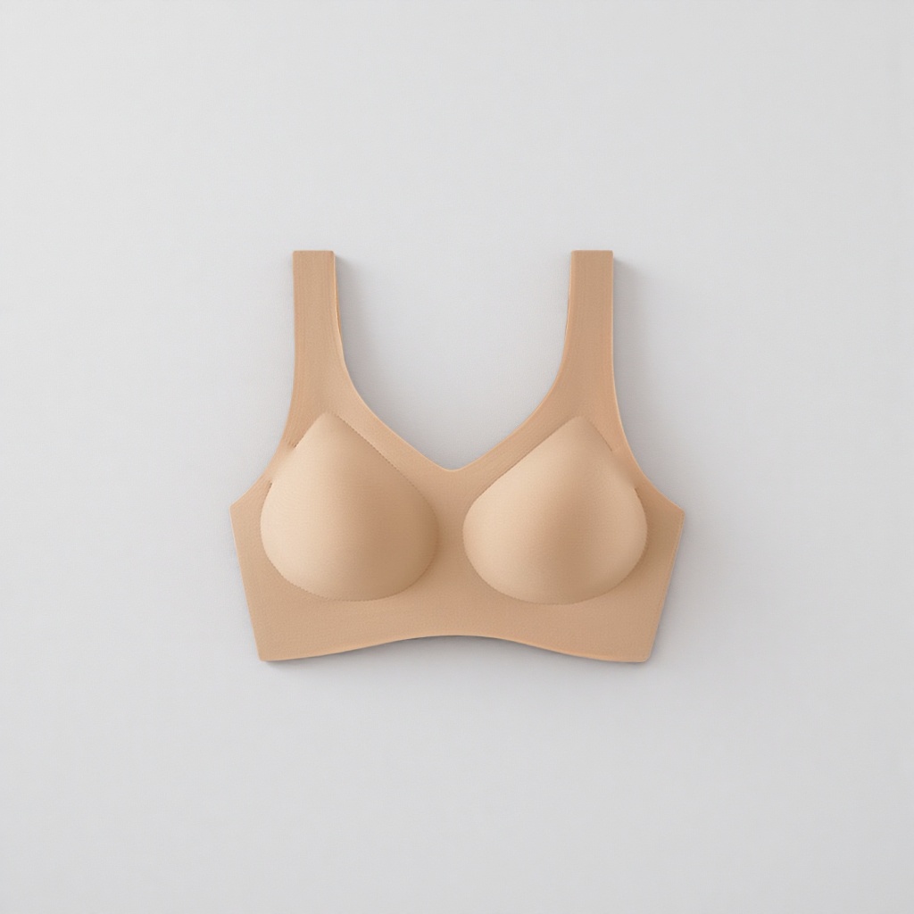 Beige bras without underwire are comfortable, breathable and adjustable women's underwear Application Scenario