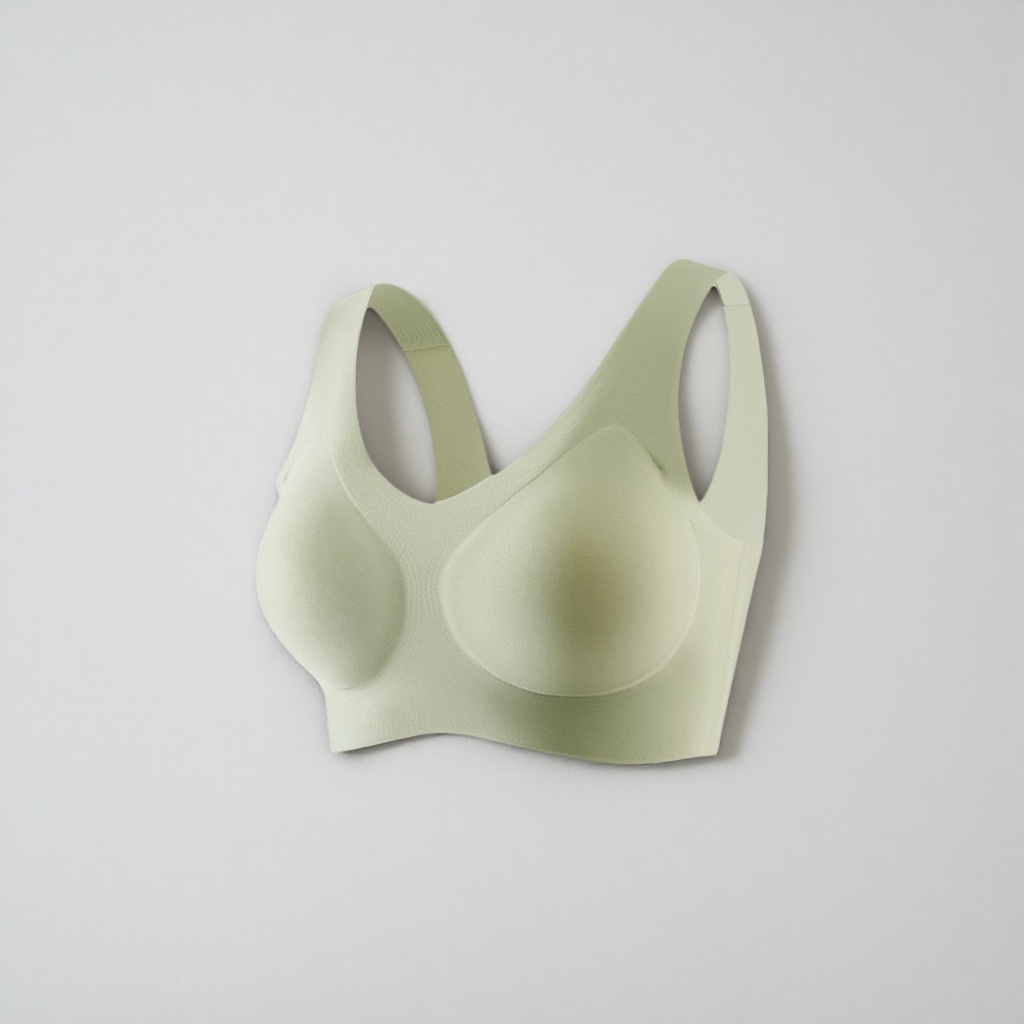A soft cotton basic daily wear women's underwear in off-white color without underwire details Picture