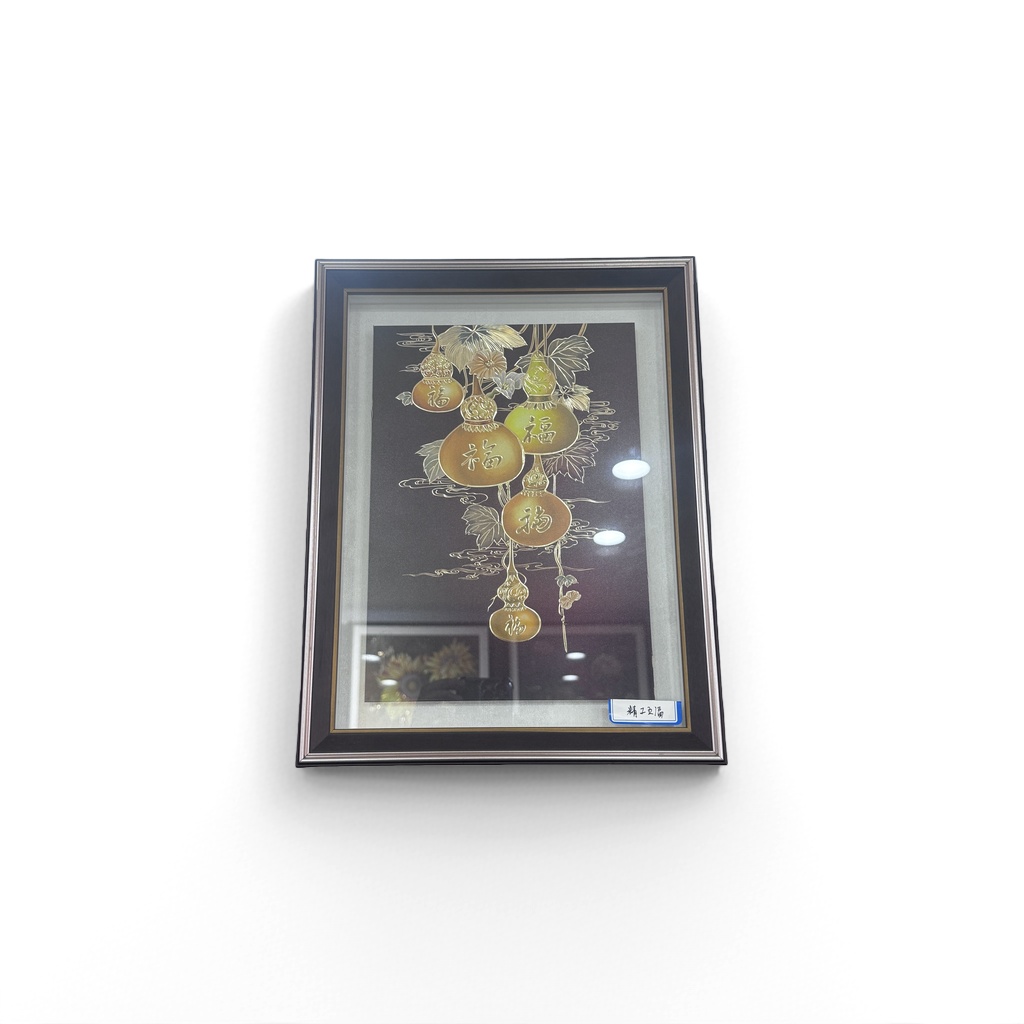 金色葫芦图案画作产品图