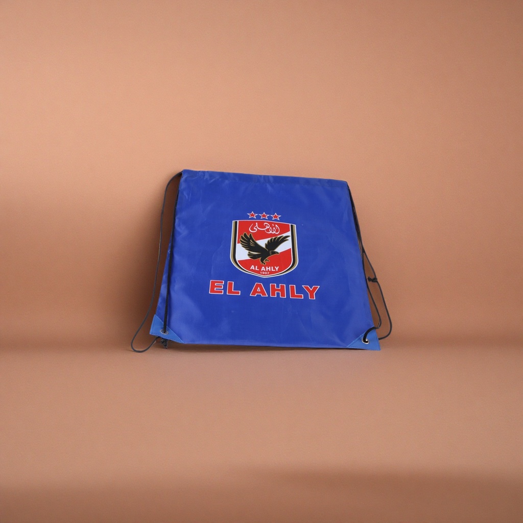 حقائب الخلي الزرقاء تحمل شعار النادي وكلمة الللي Specification image