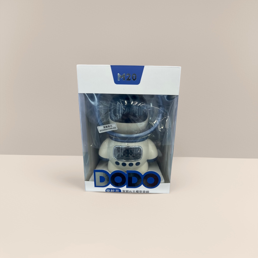 Blue and white robot-shaped smart speaker Bluetooth speaker voice control home voice-controlled device details Picture