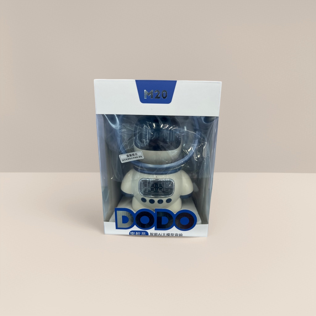 Blue and white robot-shaped smart speaker Bluetooth speaker voice control home voice-controlled device Specification image