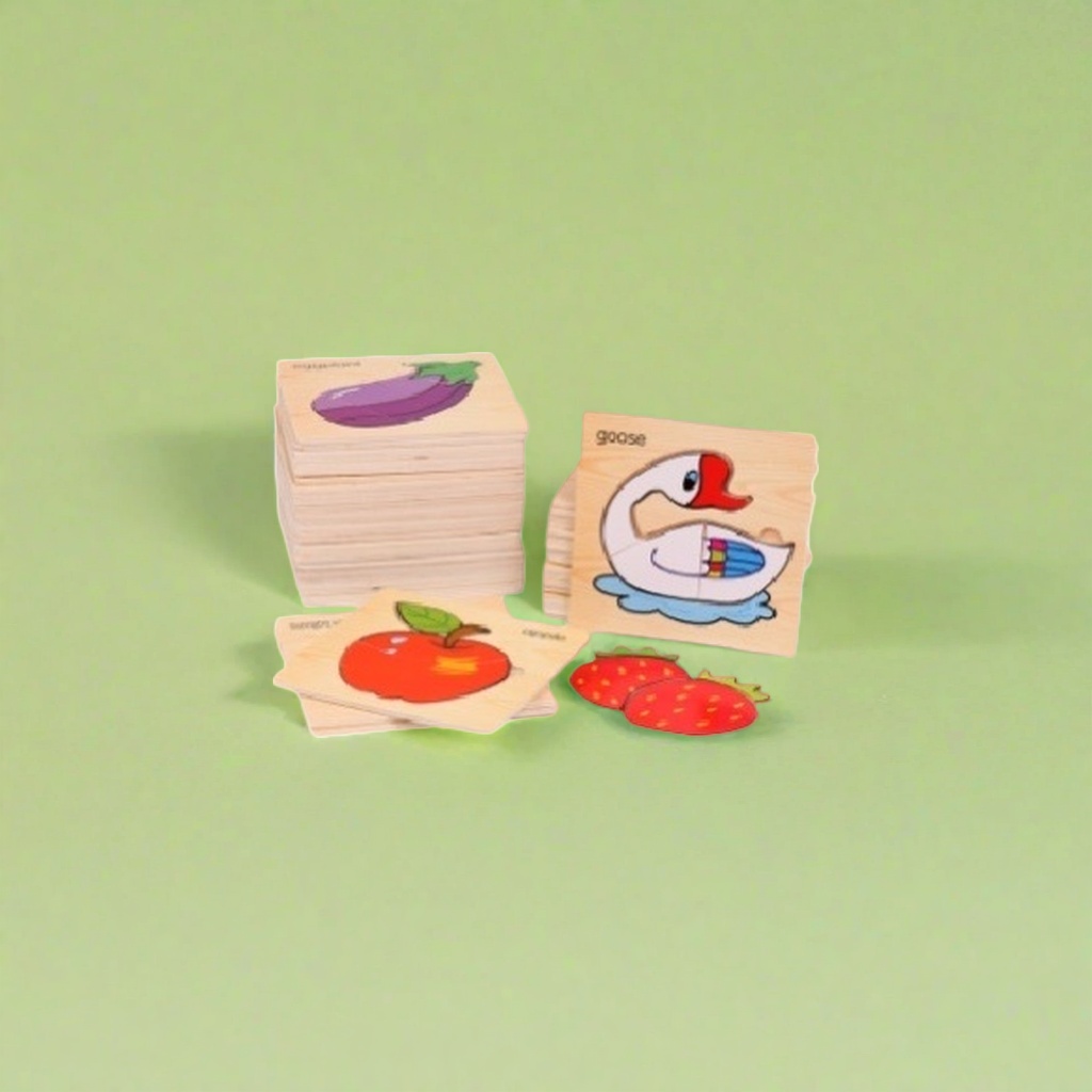 Wooden jigsaw puzzle toys are children's educational and early enlightenment toys for boys and girls aged 3 to 6 Specification image