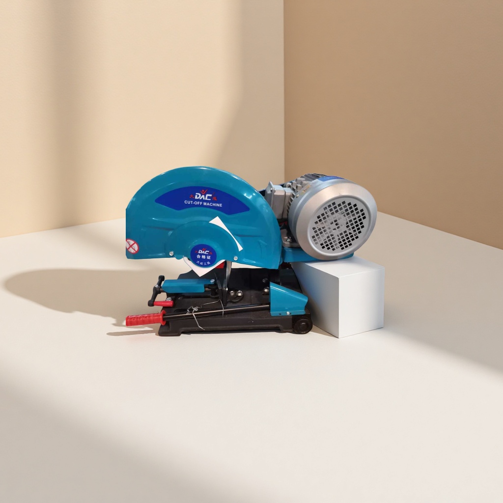 Blue cutting machine, a handheld metal and stone cutting tool, is a professional grade for home use Specification image