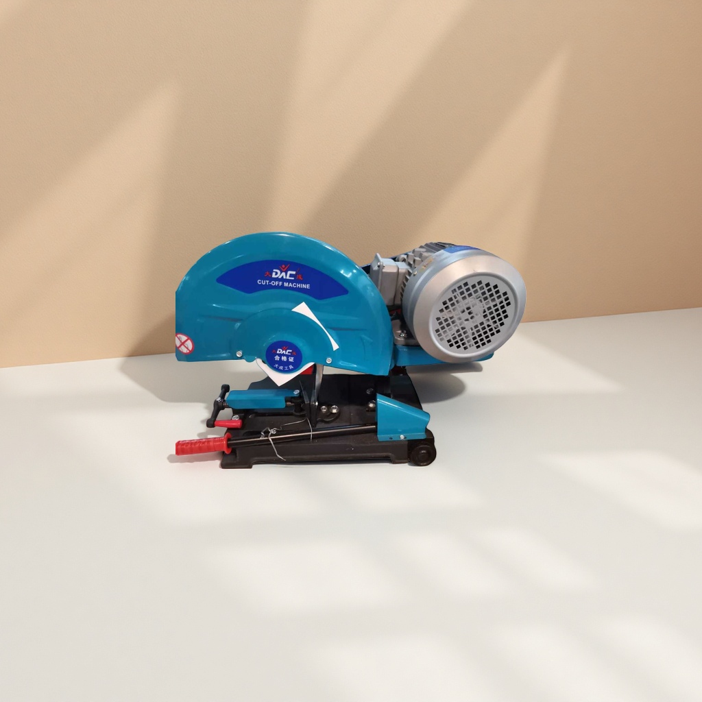 Blue cutting machine, a handheld metal and stone cutting tool, is a professional grade for home use