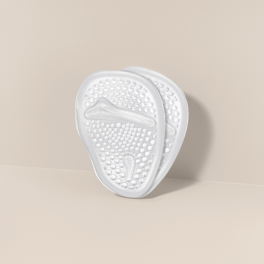 The white silicone foot sole pad is anti-slip, massage and breathable, suitable for home and office use Application Scenario