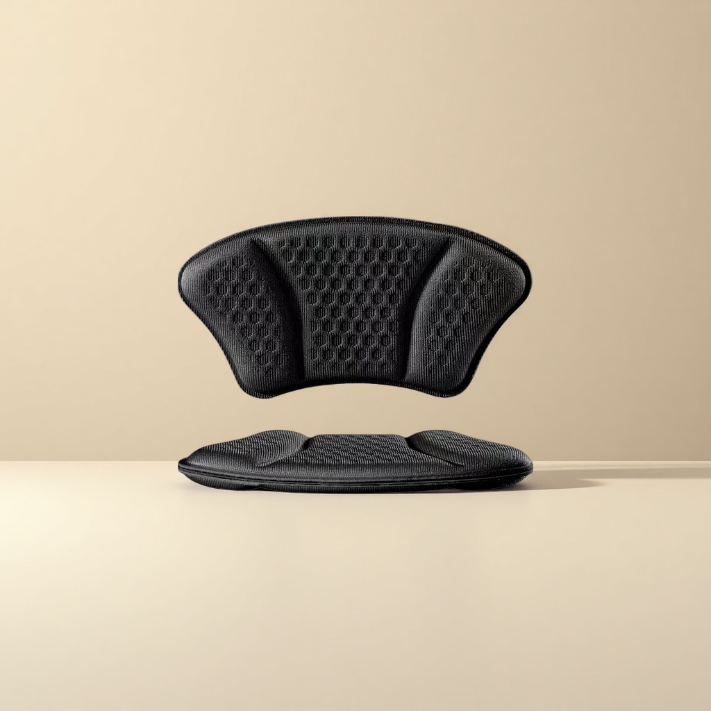 The black honeycomb texture insole is breathable, shock-absorbing, anti-slip and provides comfortable arch support Application Scenario