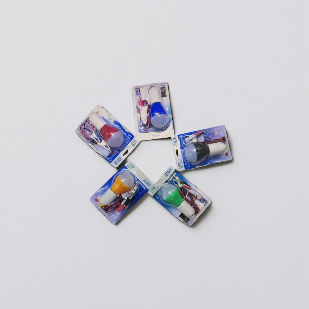 彩色LED灯泡 E27螺口 360度发光 节能护眼可调光家用装饰灯 details Picture