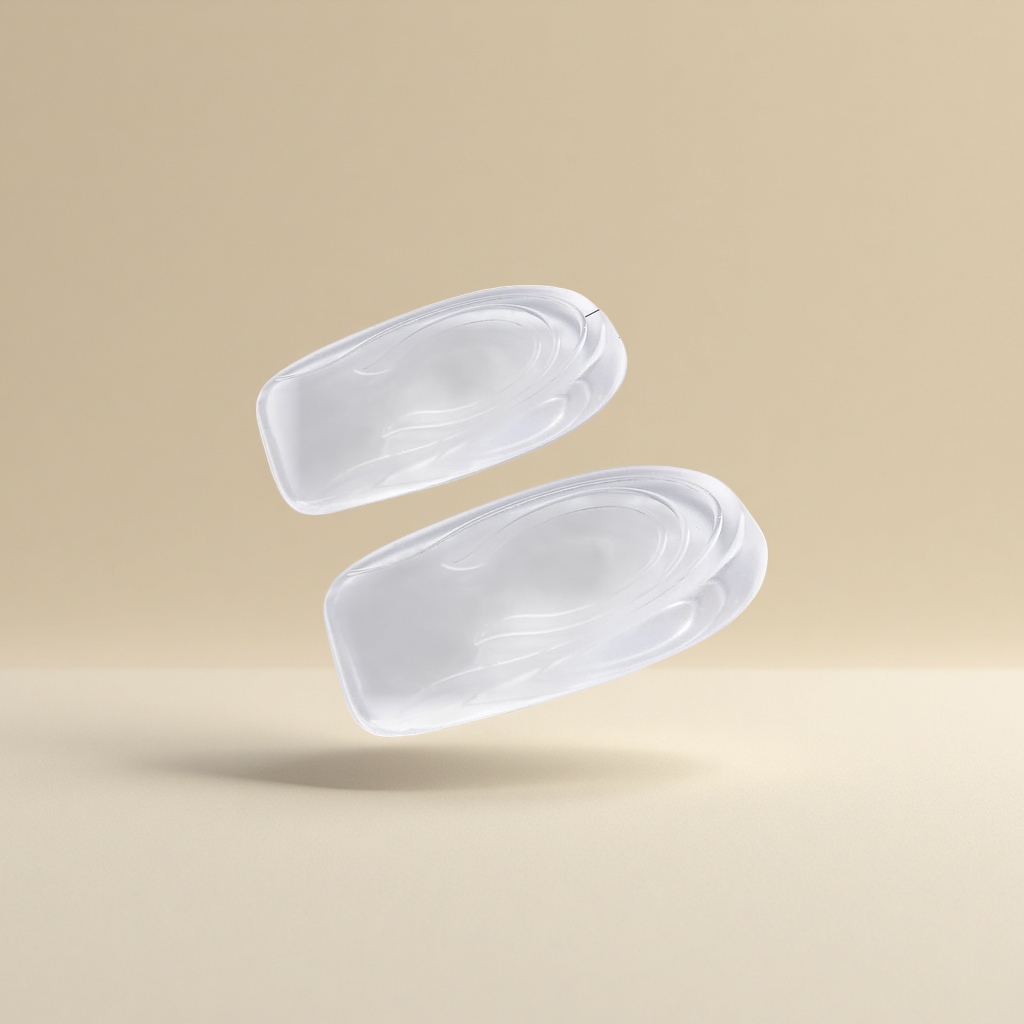 The transparent silicone insoles are comfortable, anti-slip, shock-absorbing and breathable, suitable for both men and women