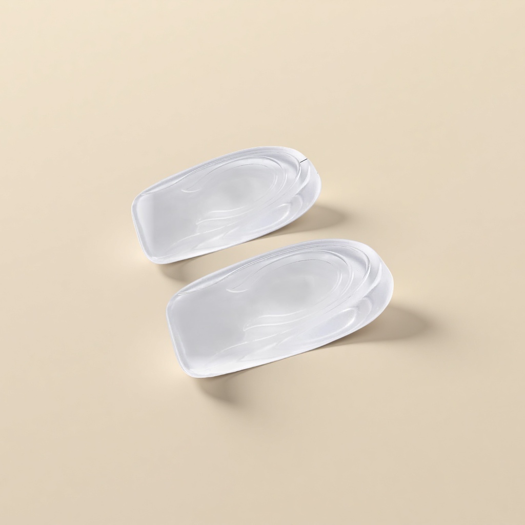 The transparent silicone insoles are comfortable, anti-slip, shock-absorbing and breathable, suitable for both men and women details Picture