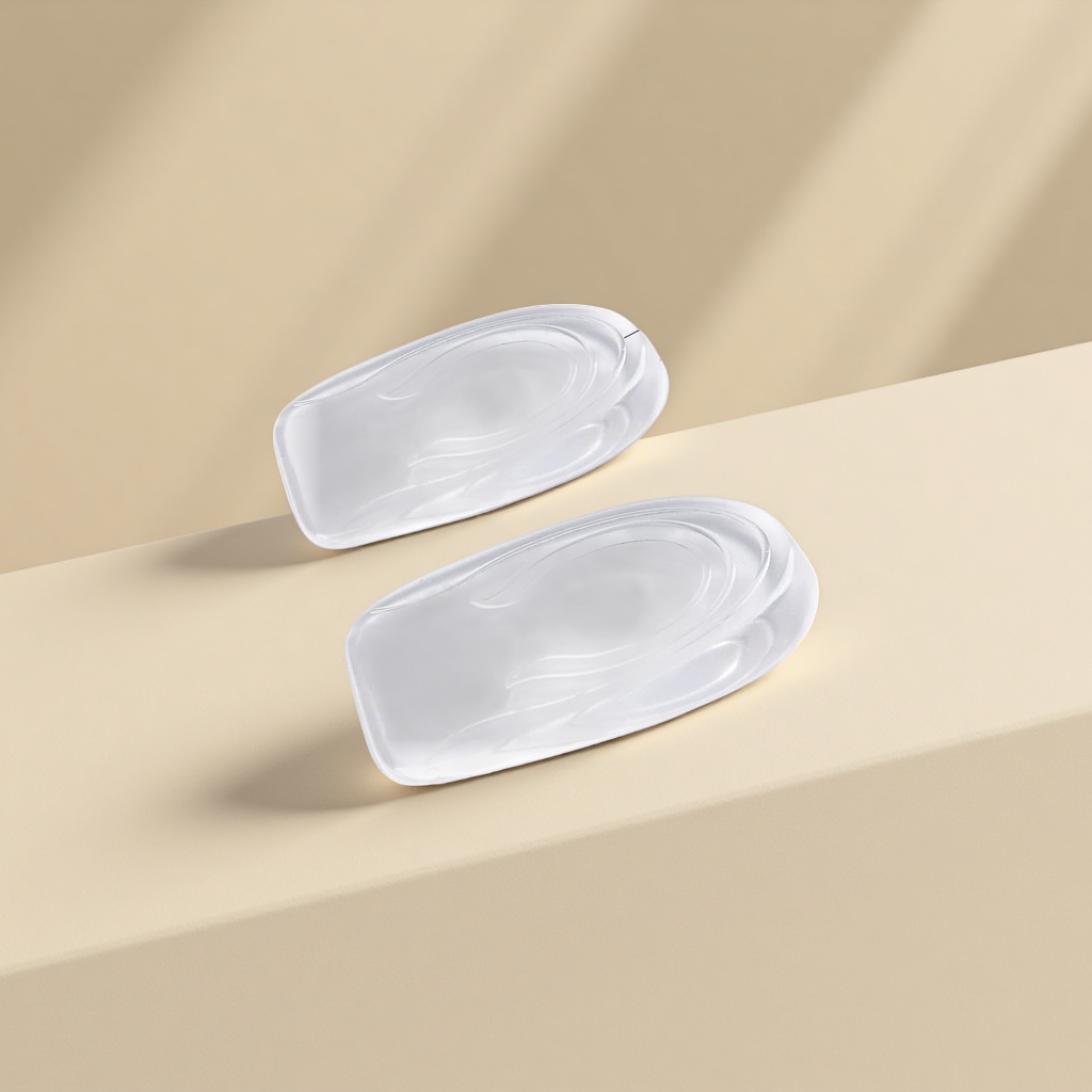 The transparent silicone insoles are comfortable, anti-slip, shock-absorbing and breathable, suitable for both men and women Specification image