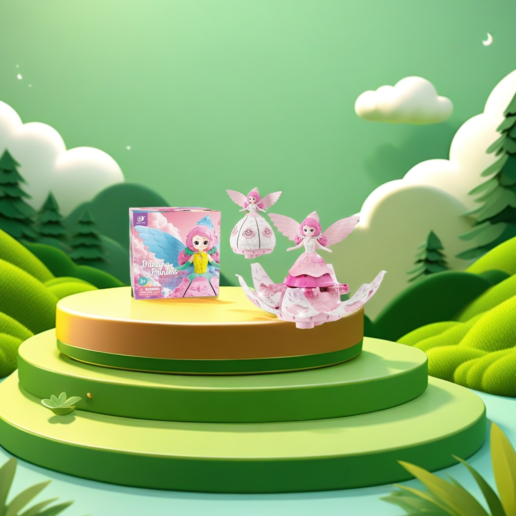 Pink winged princess plush pillow, a cute and girlish bedroom decoration Application Scenario