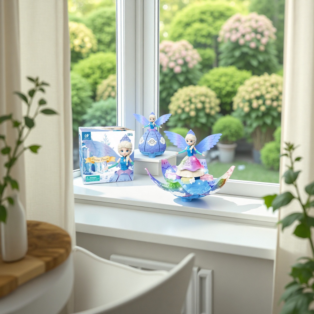 Blue Wing Princess toy Electric Barbie doll toy Specification image
