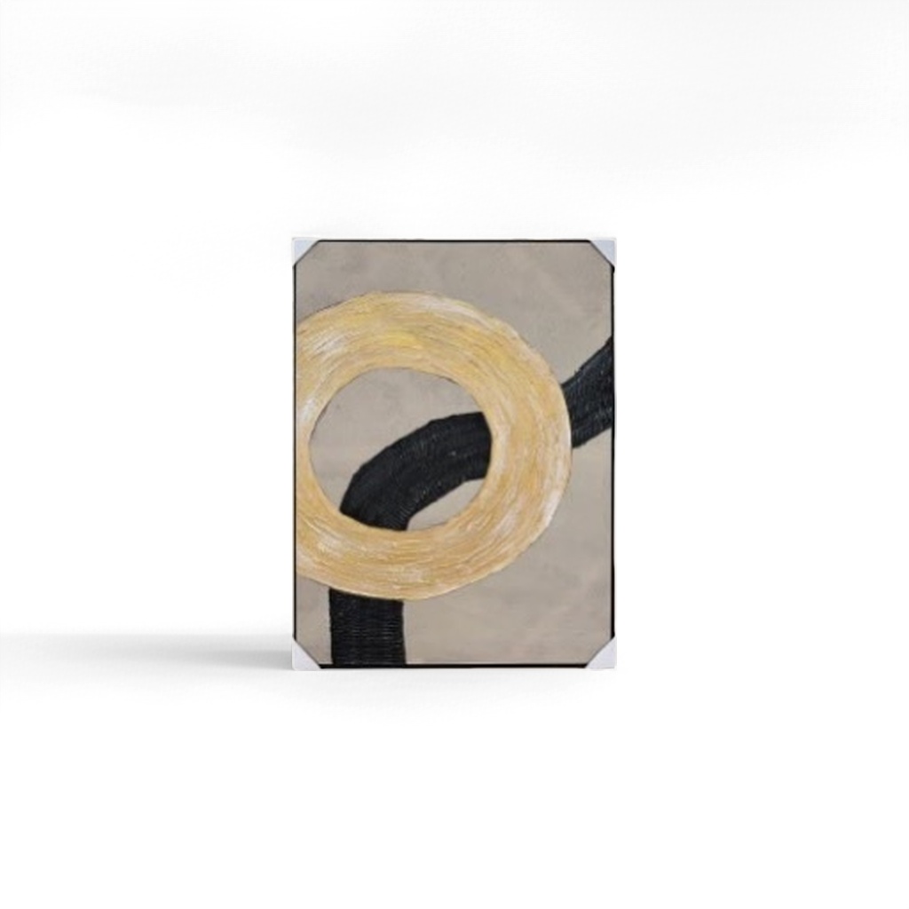 Yellow ring-shaped object + details Picture