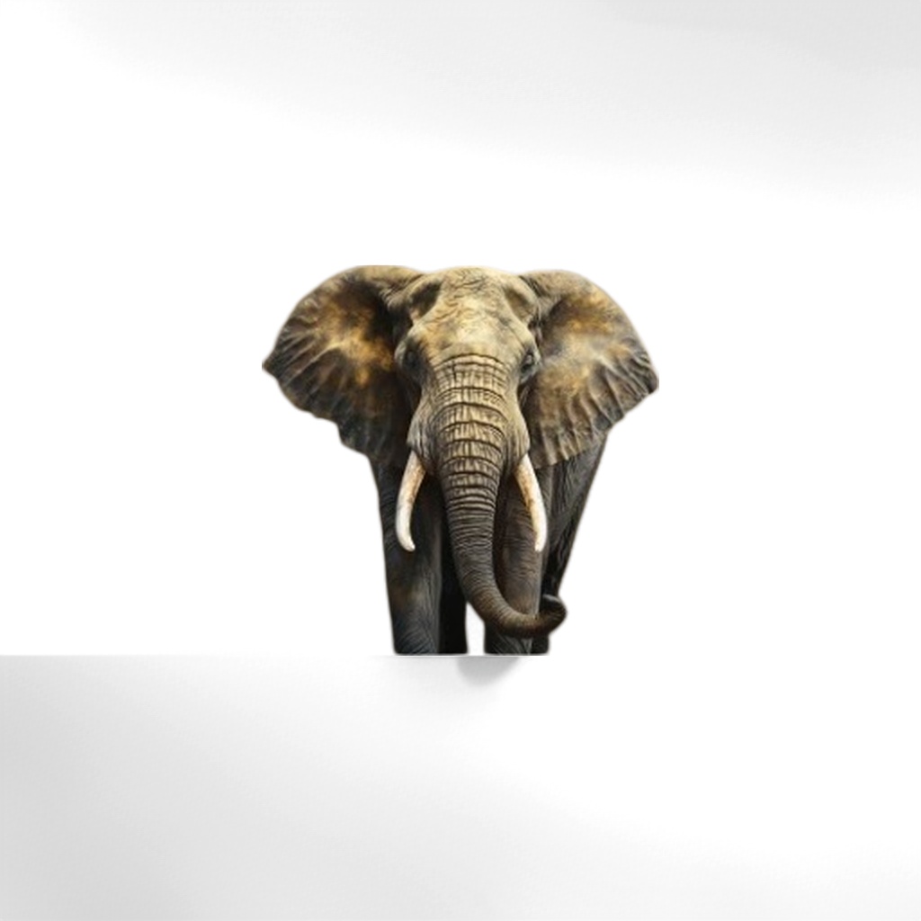 Grey elephant plush toy, cute throw pillow, home decoration item details Picture