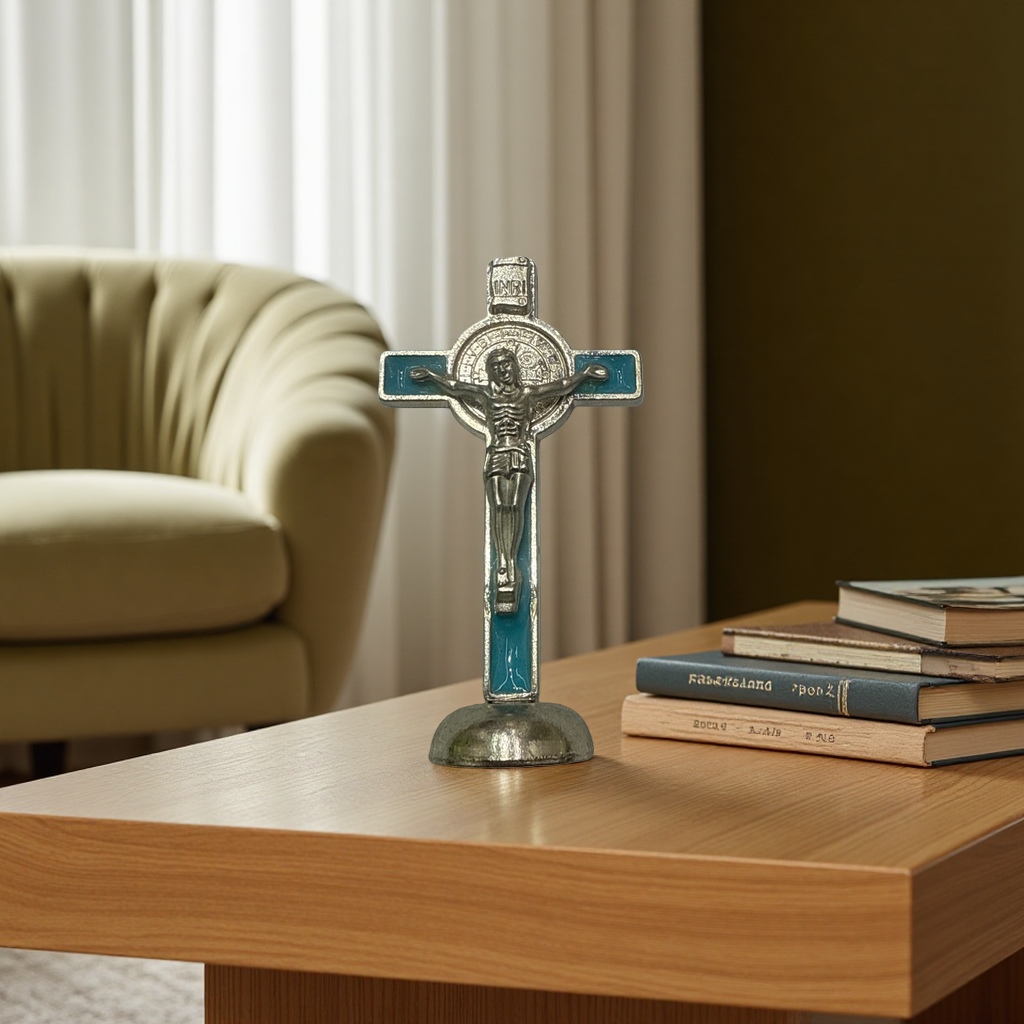 صلبان فضية، صلبان زرقاء مثل قلادة Specification image