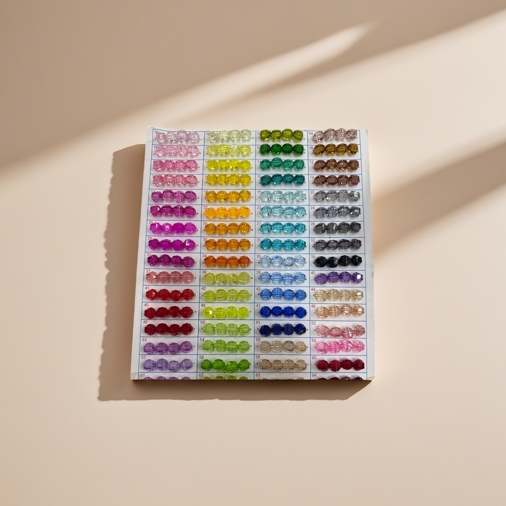 Colorful bead display picture, multi-color mixed creative DIY handmade jewelry material Application Scenario