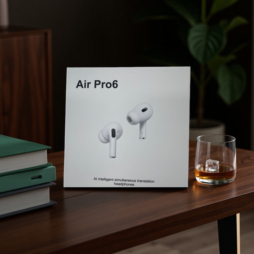 Air Pro6白色包装盒 耳机原装收纳盒 保护防尘便携
