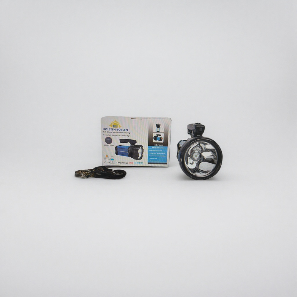 Blue solar flashlight for charging and lighting, outdoor emergency strong light portable Specification image