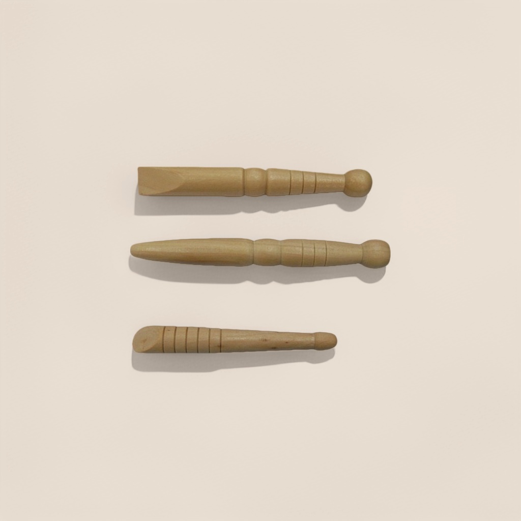Wooden acupressure sticks, colorful wooden massage rollers, handheld acupoint relaxation and physiotherapy tools Application Scenario