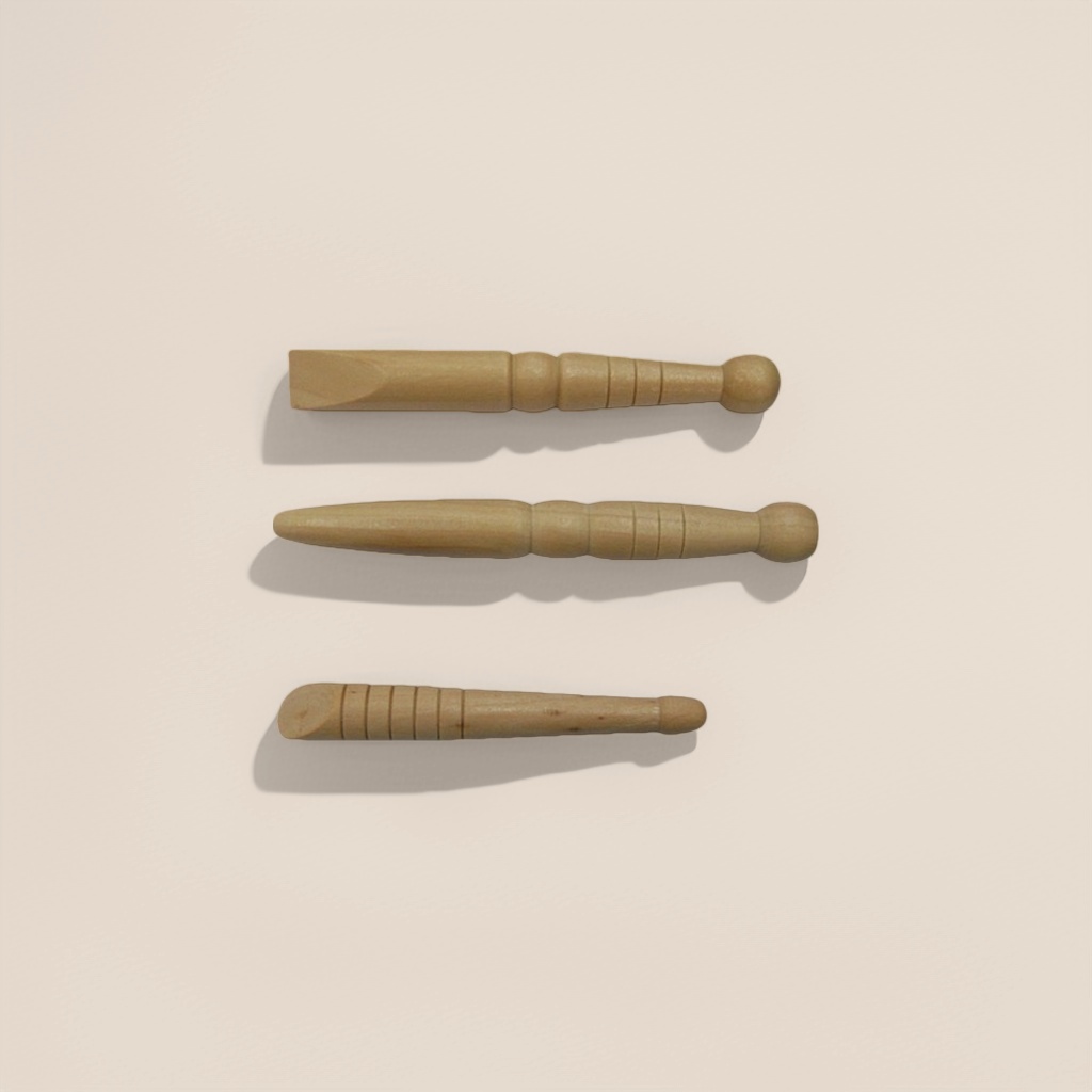 Wooden acupressure sticks, colorful wooden massage rollers, handheld acupoint relaxation and physiotherapy tools details Picture
