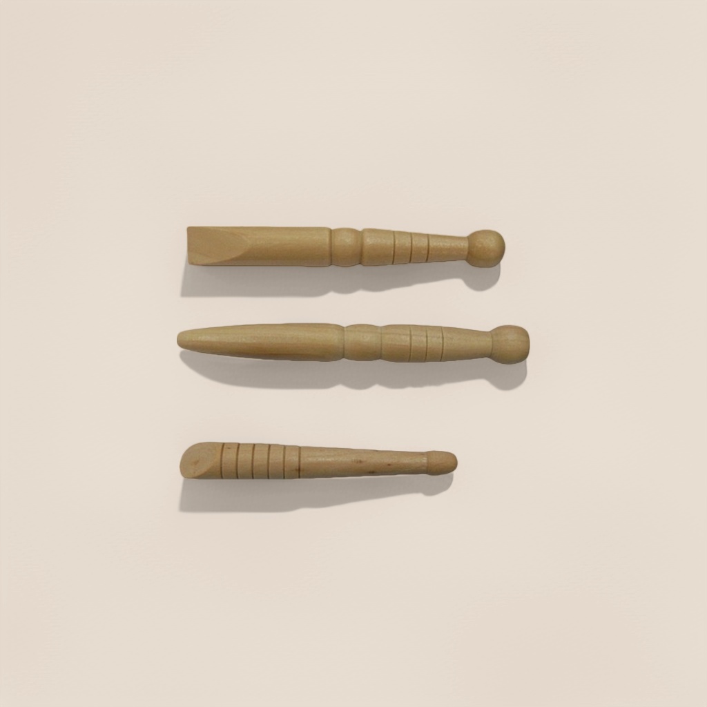 Wooden acupressure sticks, colorful wooden massage rollers, handheld acupoint relaxation and physiotherapy tools Specification image