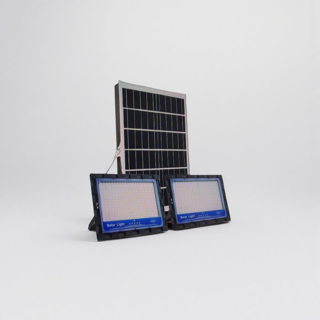 Black solar lamps for outdoor courtyard lighting are waterproof, energy-saving and require no wiring details Picture