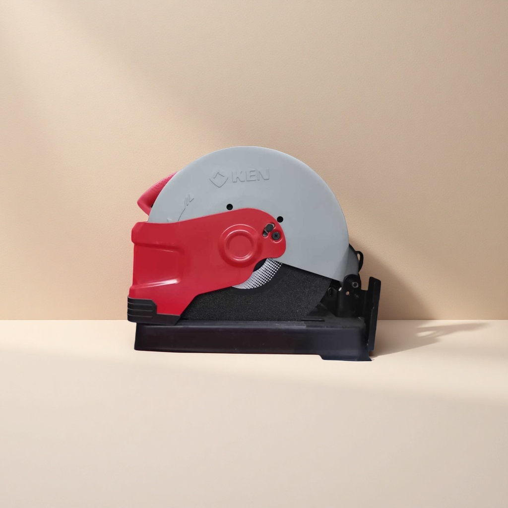 Red and gray alternating handheld cutting machine, a multi-functional portable household metal and stone cutting machine Specification image