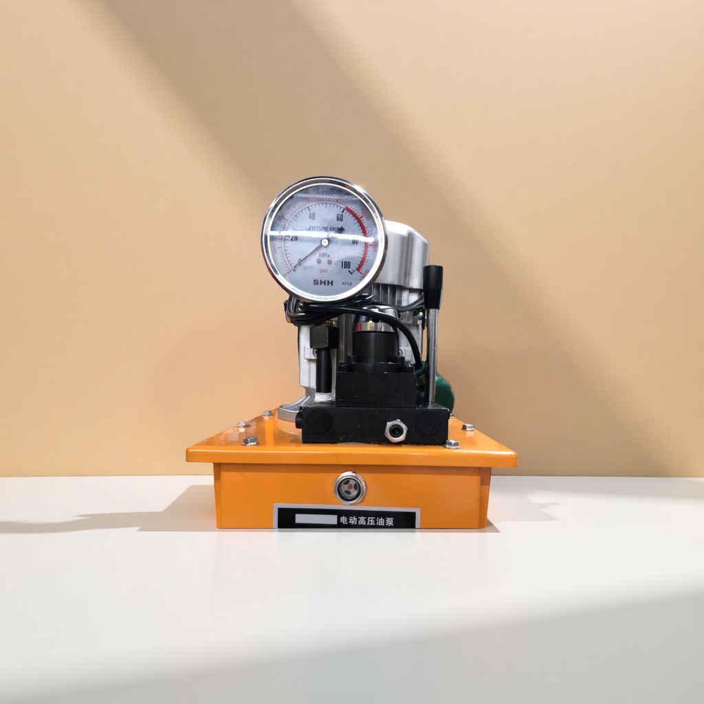 Orange electric high-pressure oil pump, DC 24V high-flow maintenance-free vehicle-mounted air pump details Picture